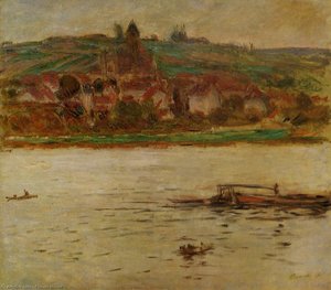 Laev Seine'il Vertheuilis (või Vetheuil) — Claude Monet