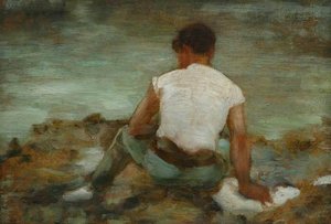 Sketch For 'the Three Companions' — Henry Scott Tuke
