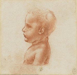Lapse Büst Profiilil — Leonardo Da Vinci