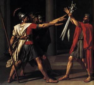 The Oath Of The Horatii (detail)