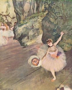 Dancer With A Bouquet Of Flowers (the Star Of The Ballet) — Edgar Degas