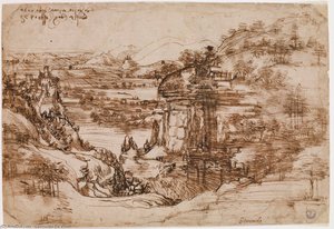 Arno Landscape — Leonardo Da Vinci