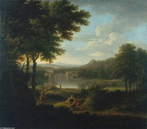 Classical Landscape - — George Washington Lambert