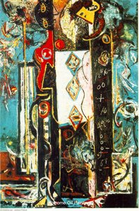 Male And Female — Paul Jackson Pollock