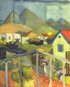 St. Germain Near Tunis — August Macke