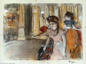 Singers On Stage — Edgar Degas