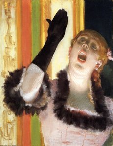 Singer With A Glove — Edgar Degas