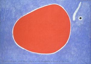 Flight Of The Dragonfly In Front Of The Sun — Joan Miró