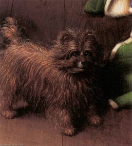 Portrét Giovanniho Arnolfiniho A Jeho Manželky (detail) (8)