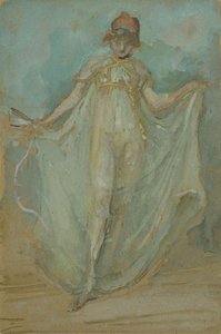 Grün Und Blau: Die Tänzerin — James Abbott Mcneill Whistler