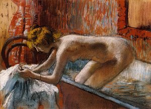 Жінка, Що Покидає Ванну 1 — Hilaire-germain-edgar Degas