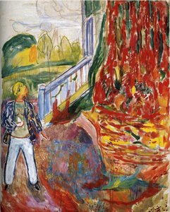 Žena Pri Verandách — Edvard Munch