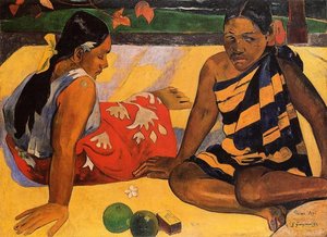 Parau Api (also Known As What News) — Eugène Henri Paul Gauguin