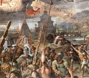 Stanze Vaticane - Vision Of The Cross (detail) — Raphael