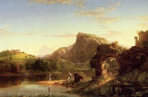 L'allegro (also Known As Italian Sunset) — Thomas Cole