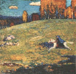 Žltý Jazdec — Wassily Wassilyevich Kandinsky