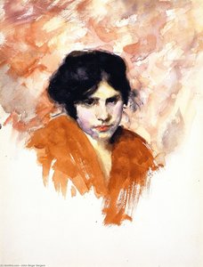 Head Of A Venetian Model — John Singer Sargent