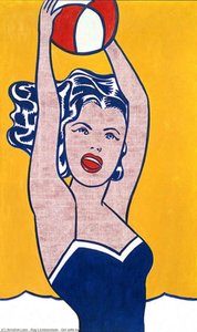 Girl With Ball — Roy Lichtenstein