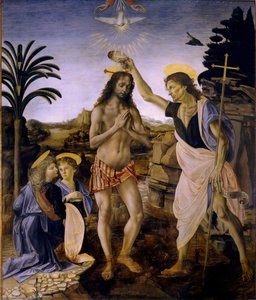 Doop Van Christus — Leonardo Da Vinci