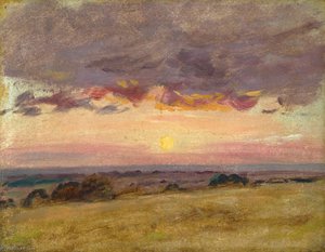 Summer Evening With Storm Clouds — John Constable