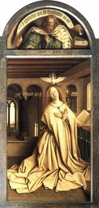 A Gent-i Altárrelátás: Miklós És Mária Az Ítéletkoronál — Jan Van Eyck