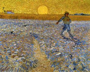 The Sower (sower With Setting Sun) — Vincent Willem Van Gogh