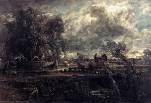 Sketch For The Leaping Horse — John Constable