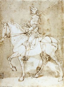Knight On Horseback — Albrecht Dürer