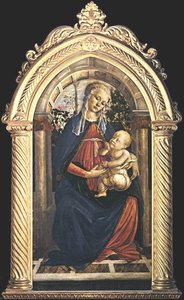 Madonna Of The Rosengarden (also Known As Madonna Del Roseto) — Sandro Botticelli