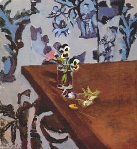Pansies On A Table