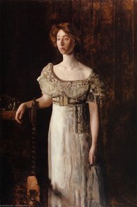 The Old-fashioned Dress (also Known As Portrait Of Helen Montanverde Parker) — Thomas Eakins