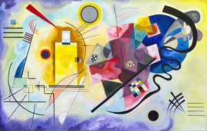 Yellow, Red, Blue — Wassily Wassilyevich Kandinsky