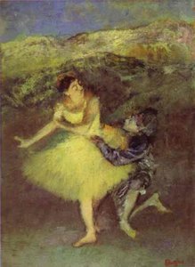 Harlequin And Colombine — Edgar Degas