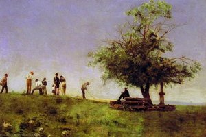 Mending The Net — Thomas Eakins