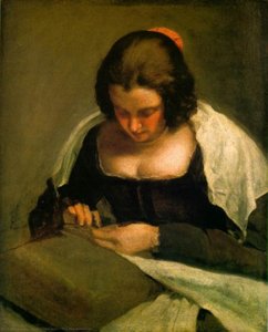 The Needlewoman — Diego Velázquez