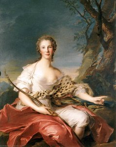 Madame Bouret As Diana — Marc Nattier