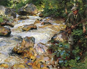 Trout Stream In The Tyrol — John Singer Sargent