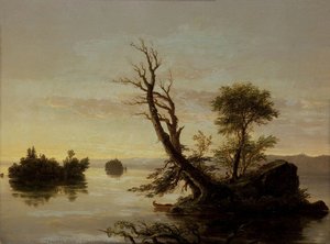 American Lake Scene — Thomas Cole