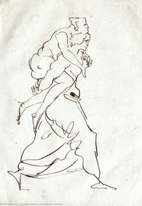 Aeneas And Anchises — Eugène Delacroix