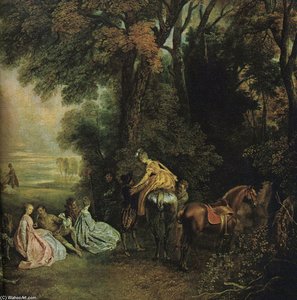 A Halt During The Chase