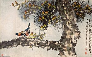Birds On The Pine — Zhao Shao'ang