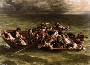 Shipwreck Of Don Juan — Eugène Delacroix