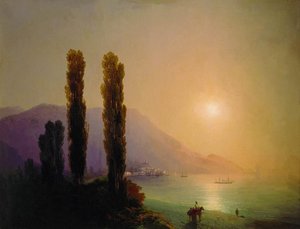 Sunrise On The Coast Of Yalta — Ivan Konstantinovitš Айвазовский, Romanticism