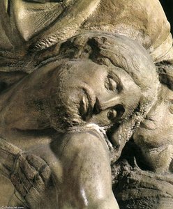 Pietà (detail) (10) — Michelangelo Buonarroti