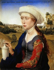 Braque Family Triptych (right Wing) — Rogier Van Der Weyden