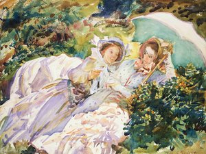Simplon Pass. The Tease — John Singer Sargent