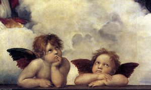 The Sistine Madonna (detail)2 — Raphael