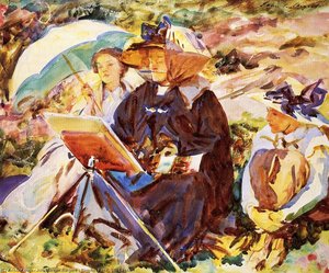 Simplon Pass. The Lesson — John Singer Sargent
