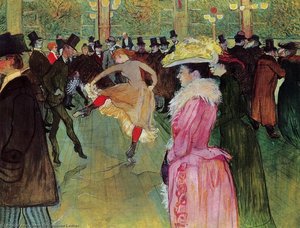 Dance At The Moulin Rouge — Henri De Toulouse-lautrec