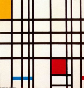 Composition With Red, Yellow And Blue — Piet Mondrian